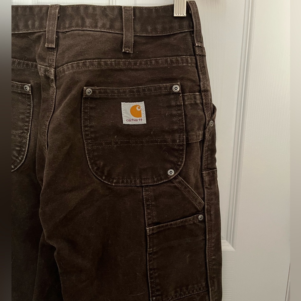 Carhartt Brown Utility Denim